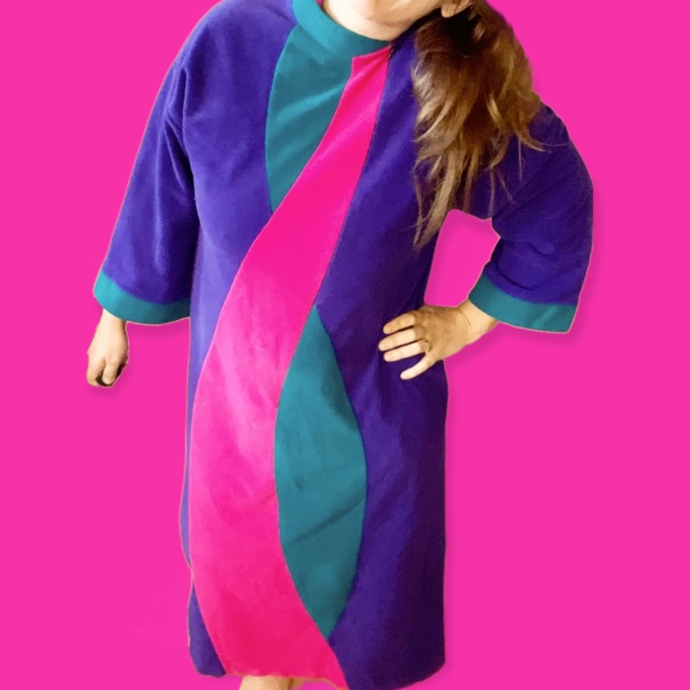 Vintage Vanity Fair fleece nightgown lounge wear